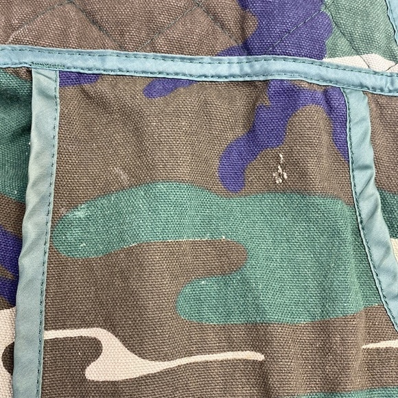 Vintage Game Winner Sportwear Camo Duck Hunting Vest Size Large - Picture 6 of 8